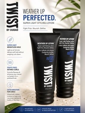 TWIST by Ouidad Weather Up Lotion – Frizz Negotiator